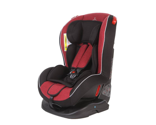 Автокресло Baby Care "Basic Evolution" (0-25кг) красное.