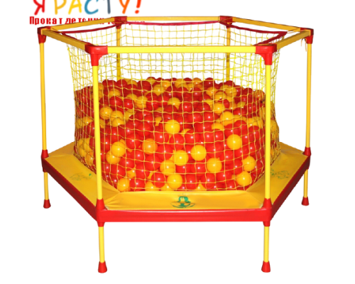 Батут-манеж Leco IT Home 135см.