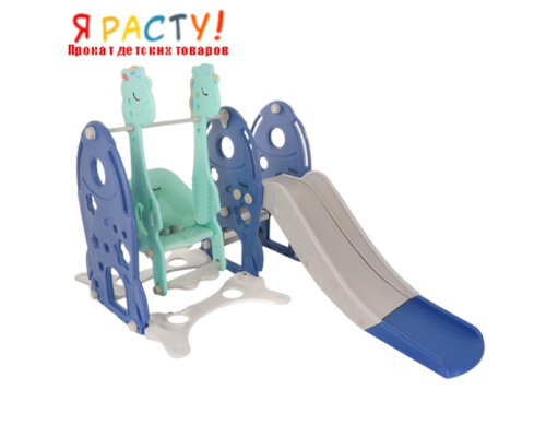 Горка-комплекс с качелями "Ракета" (Pituso) 