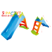 Детская пластиковая горка (Mochtoys) голубая 