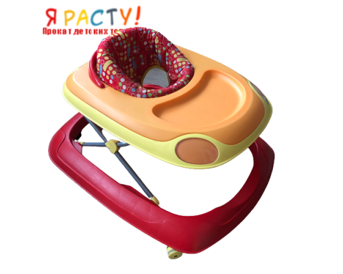 Ходунки Chicco Band без музыкальной панели желто-красные 