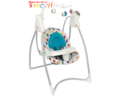 ДЕТСКИЕ ЭЛЕКТРОННЫЕ КАЧЕЛИ Graco Lovin Hug With Plug Lake  