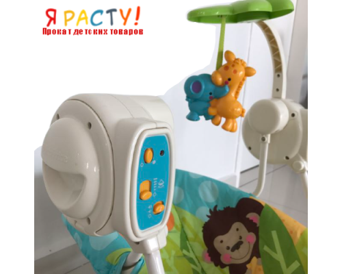Качели-шезлонг Чудесная планета (Fisher Price) 