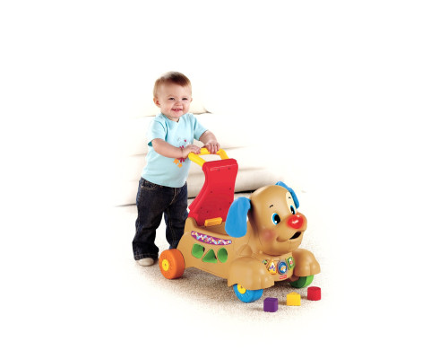 Ходилка-каталка Fisher-price "Музыкальный щенок" 