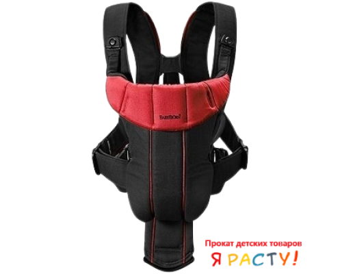 Рюкзак – кенгуру BABYBJORN Baby Carrier Active (черно красный) 