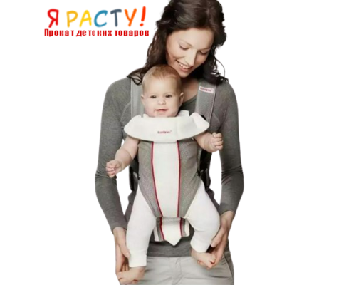 Рюкзак – кенгуру BabyBjorn Baby Carrier Air (бело-серый, сетчатый) 