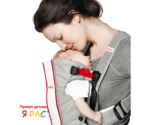 Рюкзак – кенгуру BabyBjorn Baby Carrier Air (бело-серый, сетчатый) 
