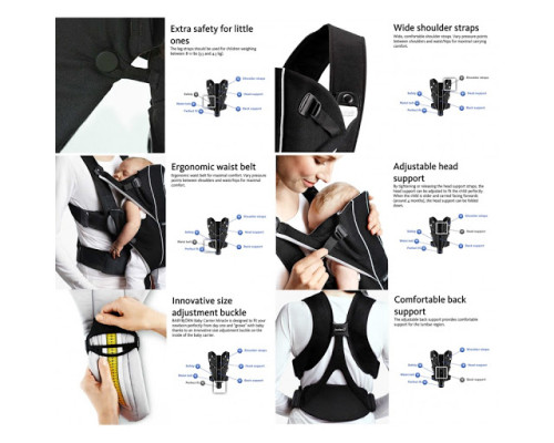Рюкзак – кенгуру BabyBjorn Active Baby Carrier (светло-серый, сетчатый) 