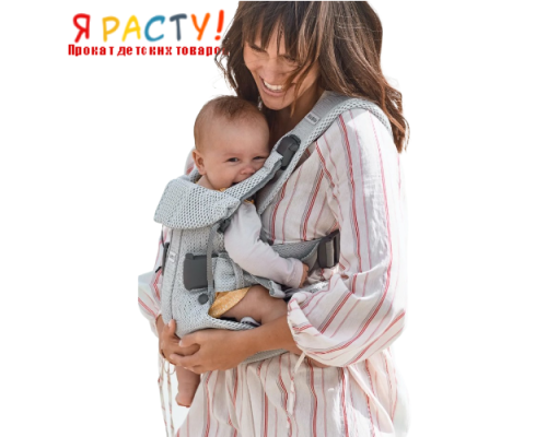 Рюкзак-кенгуру BabyBjorn One Air Mesh (серый) 