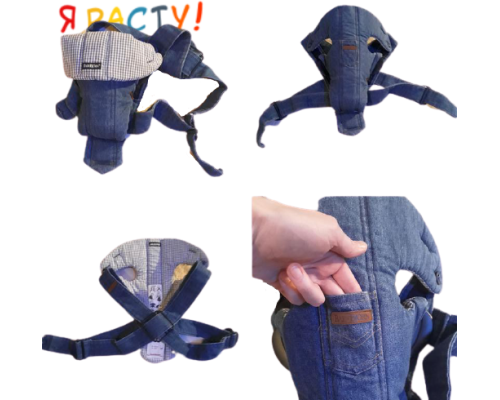 Рюкзак кенгуру переноска BabyBjorn Original (Джинс) 