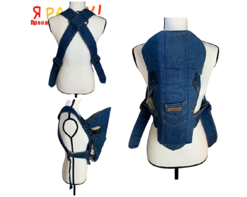 Рюкзак кенгуру переноска BabyBjorn Original (Джинс) 