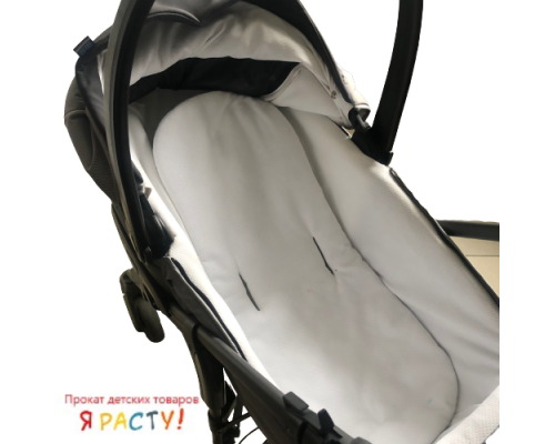 Коляска для новорождённых Living Smart (Chicco) серая 