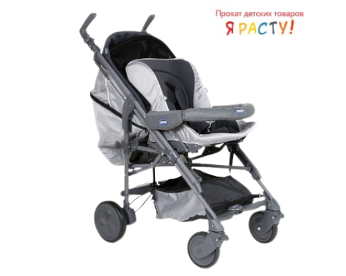 Прогулочная коляска Living Smart (Chicco) серая 