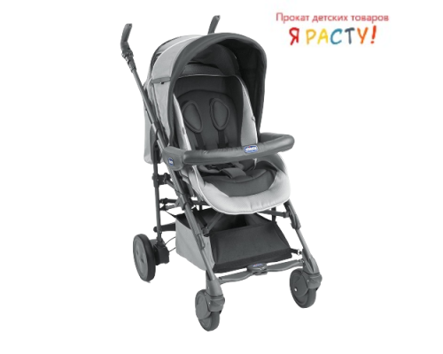 Прогулочная коляска Living Smart (Chicco) серая 