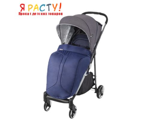 Прогулочная коляска Espiro Nano New 03 Navy Sky (серо-синяя) 