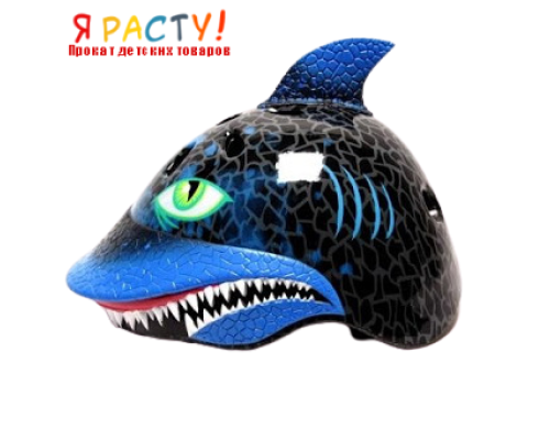 Защитный детский велосипедный шлем Raskullz Shark Attax Акула для детей 3-5 лет  