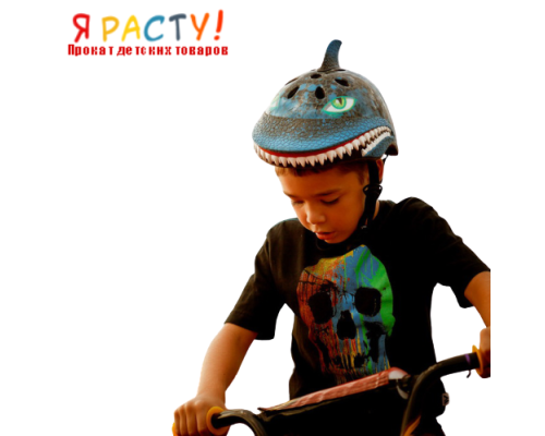 Защитный детский велосипедный шлем Raskullz Shark Attax Акула для детей 3-5 лет  