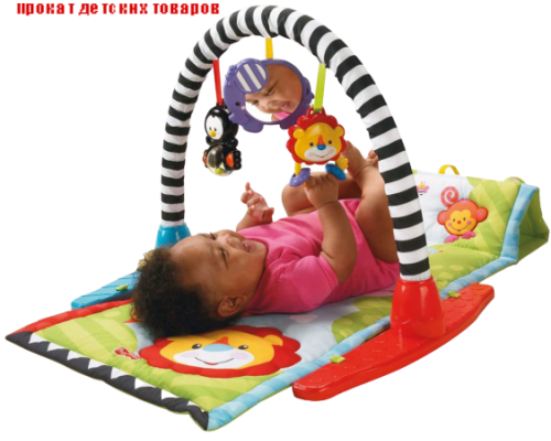 Коврик развивающий Fisher Price с дугой "Животные друзья" 