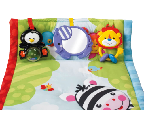Коврик развивающий Fisher Price с дугой "Животные друзья" 