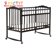 Детская кроватка Bambini (Темный Орех) 
