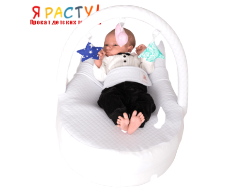 Кокон для новорожденных с дугой Farla Baby Shell Toys 