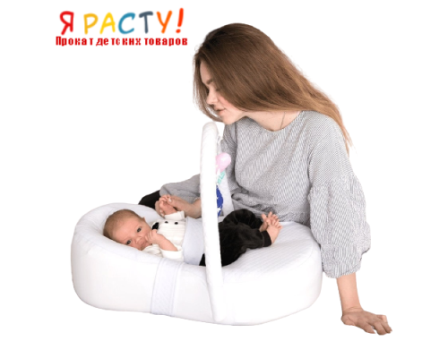 Кокон для новорожденных с дугой Farla Baby Shell Toys 