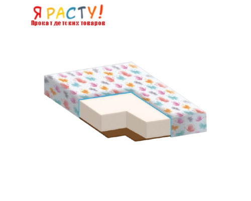 Детский матрас Баюшка 120x60x6 холкон-кокос 