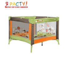 Манеж детский игровой Bertoni (Lorelli) GAME ZONE оранжево-зеленый 