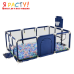 Манеж детский большой игровой Gebino 230 х 120 см синий 