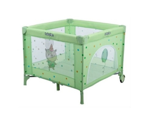 Игровой детский манеж Babyton зеленый 