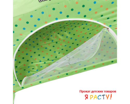 Игровой детский манеж Babyton зеленый 