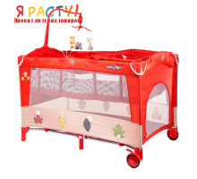 Манеж-кровать Babyton Dreamy Coral (красный)