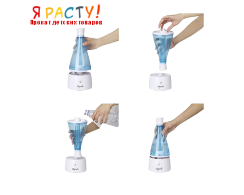 Ультразвуковой мини-увлажнитель Ayarh со светодиодной ночной лампой