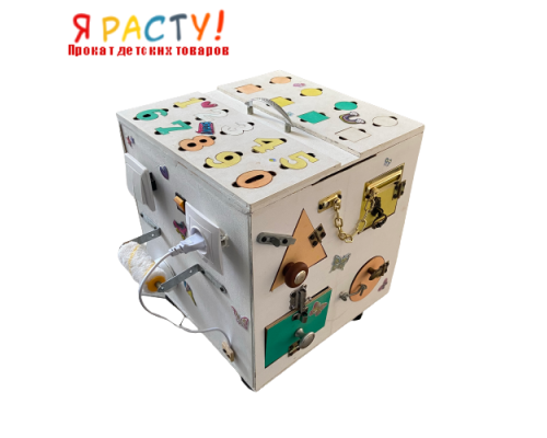 Бизикуб «Minipups» Цифры и формы 