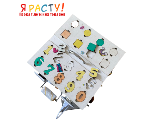 Бизикуб «Minipups» Цифры и формы 