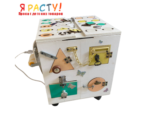 Бизикуб «Minipups» Цифры и формы 