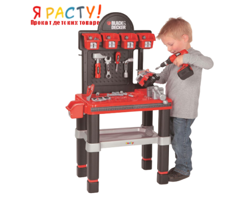 Ремонтная мастерская, набор инструментов Black And Decker (Smoby) 