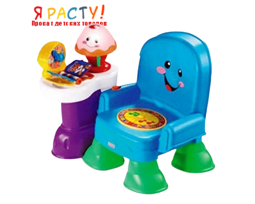 Обучающее кресло (Fisher-Price) "Смейся и учись" русский язык