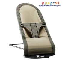Детский шезлонг BabyBjorn Balance ORGANIC серый 
