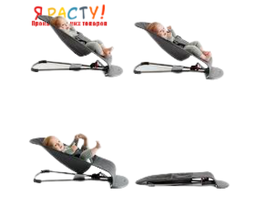 Кресло-шезлонг для новорожденных Good Luck аналог BABYBJORN голубой  