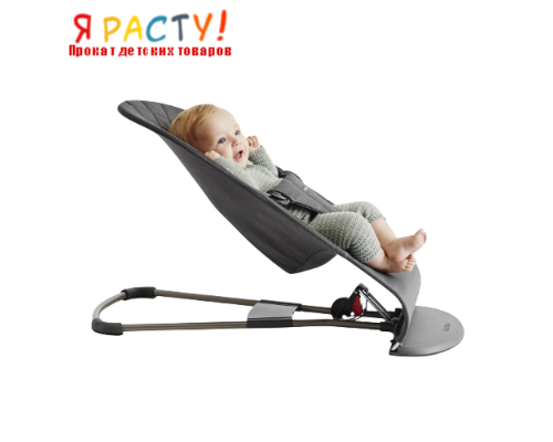 Детский шезлонг BabyBjorn Bouncer Balance джинс  