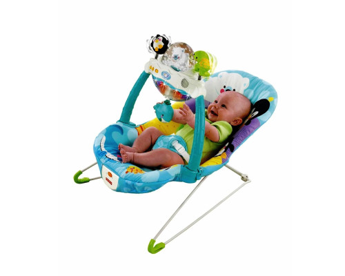 Музыкальный шезлонг "Белый медведь" (Fisher-Price) 