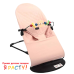 Кресло-шезлонг для новорожденных Good Luck аналог BABYBJORN розовый 