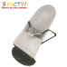 Детский шезлонг BabyBjorn Balance COTTON серый в клетку 
