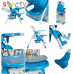 Стульчик для кормления OLIVER Blue Toy Train (BERTONI LORELLI)  