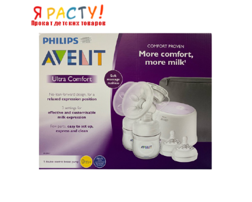 Двойной электронный молокоотсос Philips Avent Ultra Comfort Double SCF334/12 