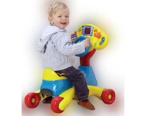 Качалка-каталка VTech с рулем Grow & Go Ride On 