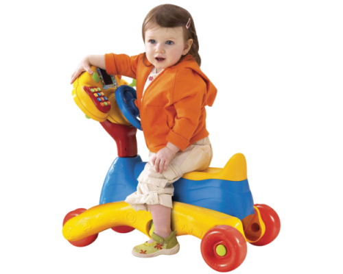 Качалка-каталка VTech с рулем Grow & Go Ride On 